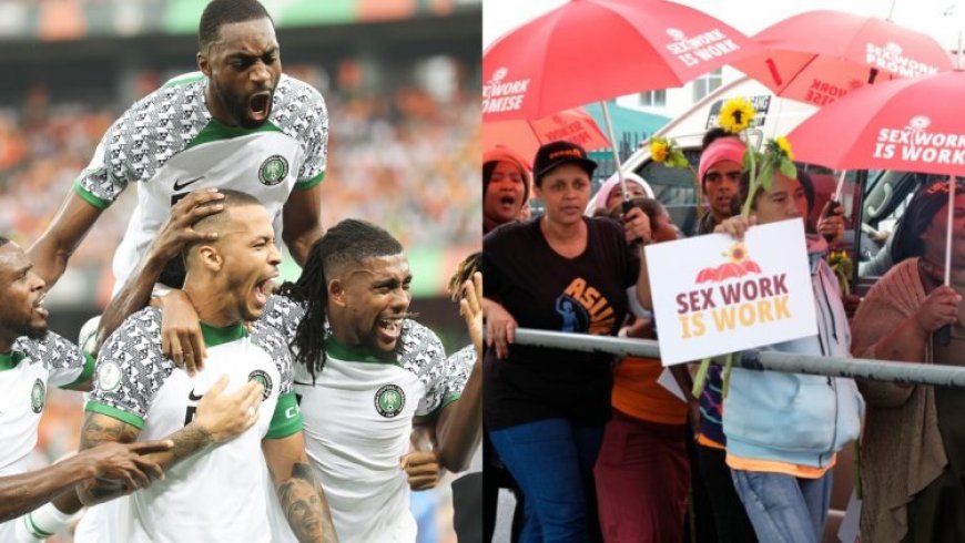 Byari ibyishimo kubagifite akabaraga rwose , Indaya zatangiye ubuntu zishimira insinzi ya super eagles