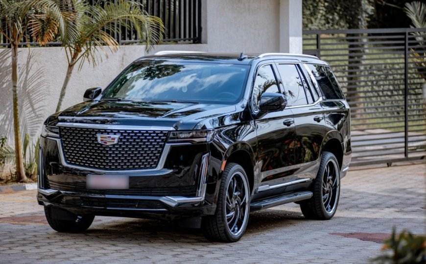 Imiterere y'imodoka yakasamutwe ya ‘Cadillac Escalade’ iri mu Rwanda (Amafoto)