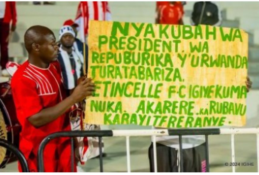 Abafana ba Etincelles FC baratabaza umukuru w'igihugu (Reba amafoto)