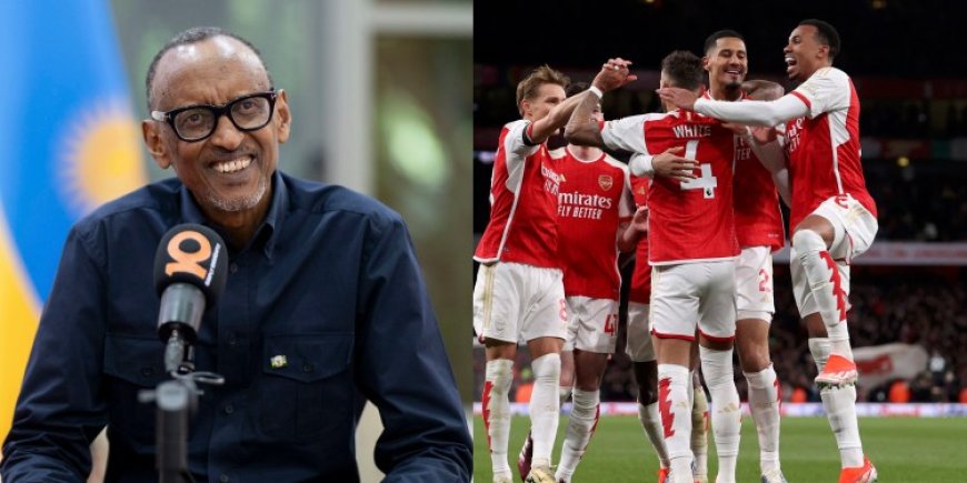 Perezida Paul Kagame yongeye gushimangira urukundo akunda Arsenal nyuma y’uko inyagiye Chelsea FC umuba w'ibitego, agaragaza ibyishimo yatewe n’iyi ntsinzi