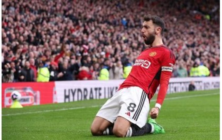 Manchester United: Bruno Fernandes yatakambiye abafana ba Man United, abasaba kubashyigikira mu mukino wa nyuma na Man City