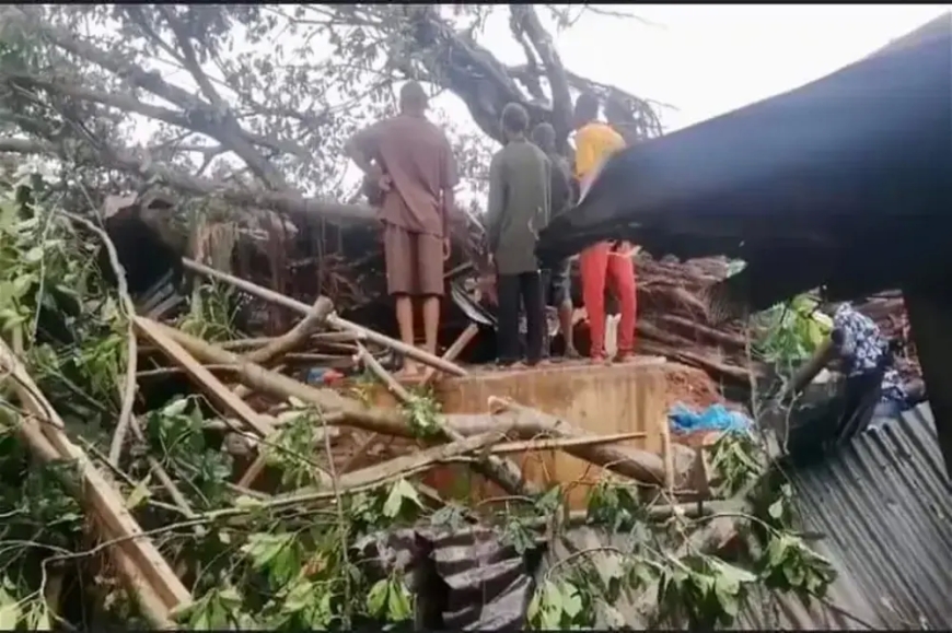 Abantu bane nibo bapfiriye mu isoko abandi barakomereka bikabije ibiti bibagwiriye