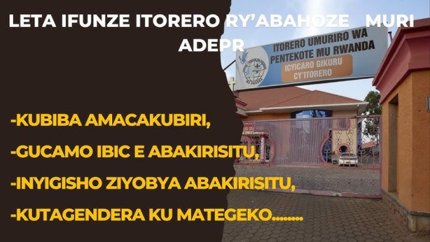 Itorero Umuriro wa Pentekote mu Rwanda ryahagaritswe haba ku cyicaro n'amashami yaryo yose!