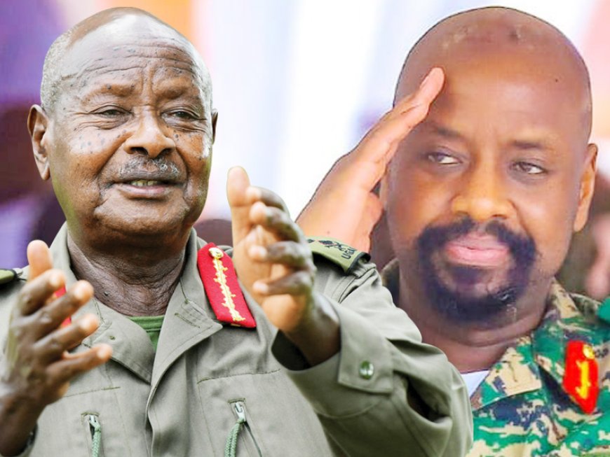 Umugaba Mukuru w’Ingabo za Uganda, Gen Muhoozi Kainerugaba yitabaje se Museveni