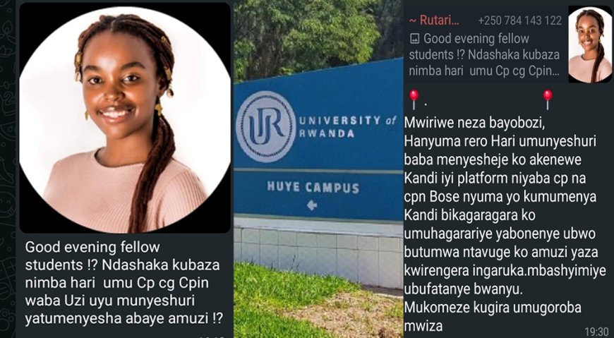 Biravugwa ko umunyeshuri wabajije ikibazo cya 'Internet' muri Kaminuza ya UR ari guhigwa bukware!