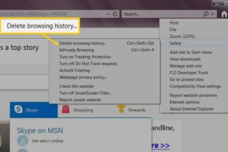 A picture showing how to clean and delete temporary internet files from a computer to make it run better