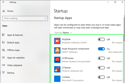 Navigating to the Startup apps section in Windows 11 to begin removing startup programs